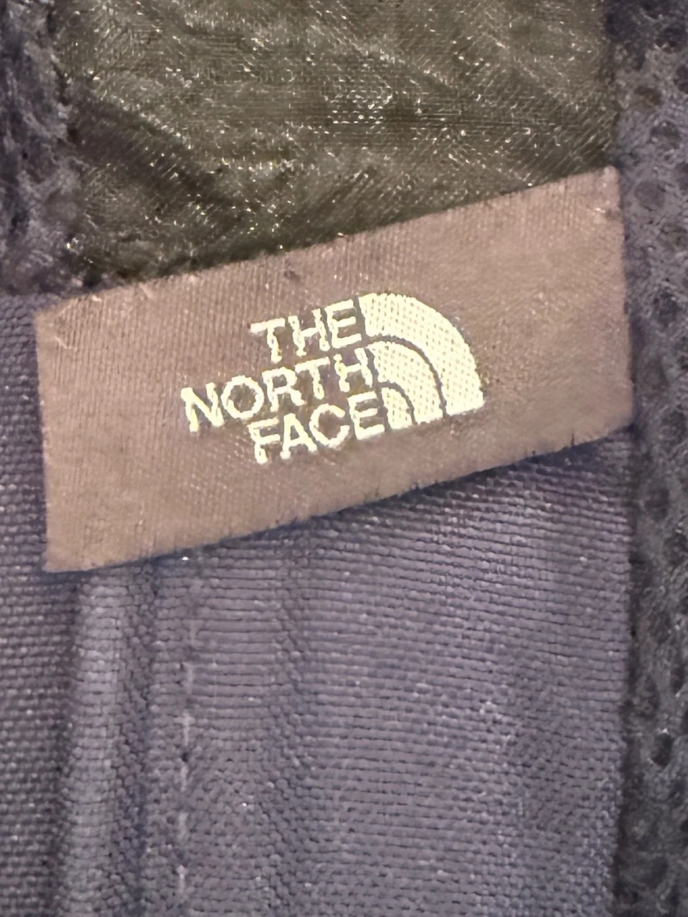 The North Face (Pivioter) Dark Blue Backpack with White Logo